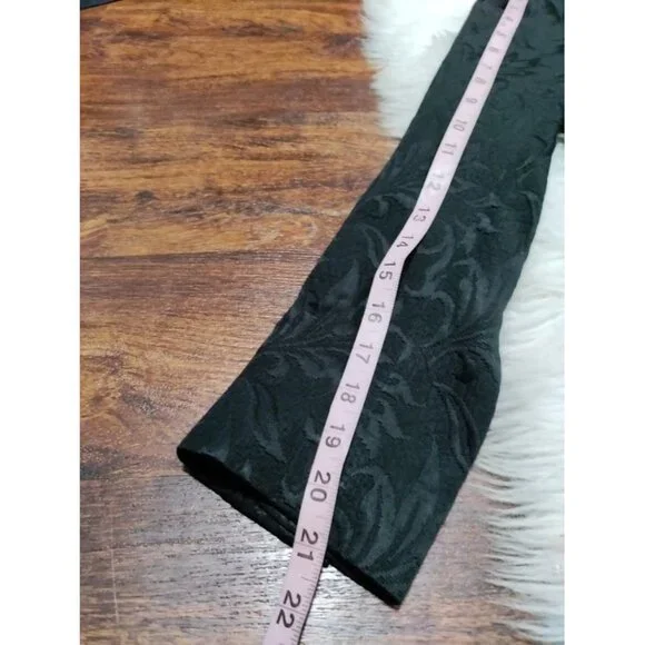 Vintage Emanuel Ungaro Womens Black Jacquard Blazer & Dress Set 6 Petite - Picture 14 of 16